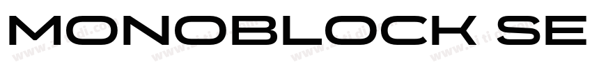 Monoblock SemiBold字体转换 Monoblock SemiBold字体转换